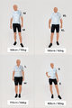 BONAVELO Cycling short sleeve jersey and shorts - TOUR DE FRANCE 2024 - white/black/blue