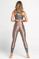 ATHLEEYA leggins - COFFEE SHINE - beige