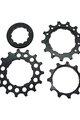 SRAM cassette baskets - REPLACEABLE COGS PG-1210/1230 11T-13T-15T - black