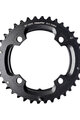 SRAM chainring - MTB 38T 104 S1 49 CHAINLINE AL5 2X10 NO PIN BLAST - black