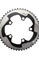 SRAM chainring - ROAD RED22 X-GLIDE R 53T YAW - silver/black