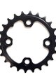 SRAM chainring - MTB 24T 64 AL3 BLAST BLACK 2X11 NO PIN - black