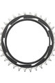 SRAM chainring - T-TYPE 32T 3mm - silver/black