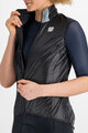 SPORTFUL Cycling gilet - HOT PACK EASYLIGHT - black