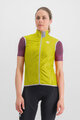 SPORTFUL Cycling gilet - HOT PACK - yellow