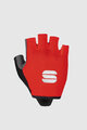 SPORTFUL Cycling fingerless gloves - TC - red