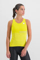 SPORTFUL Cycling sleeveless jersey - GIARA - yellow