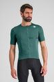 SPORTFUL Cycling short sleeve jersey - MATCHY - green