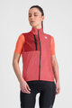 SPORTFUL Cycling gilet - SUPERGIARA LAYER - pink