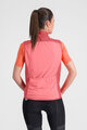 SPORTFUL Cycling gilet - SUPERGIARA LAYER - pink