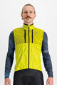 SPORTFUL Cycling gilet - GIARA LAYER - yellow