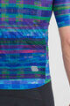 SPORTFUL Cycling short sleeve jersey - GLITCH BOMBER - blue