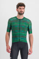 SPORTFUL Cycling short sleeve jersey - GLITCH BOMBER - green