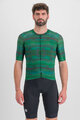 SPORTFUL Cycling short sleeve jersey - GLITCH BOMBER - green