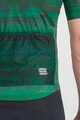 SPORTFUL Cycling short sleeve jersey - GLITCH BOMBER - green