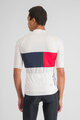 SPORTFUL Cycling short sleeve jersey - SNAP - white/blue/red