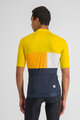 SPORTFUL Cycling short sleeve jersey - SNAP - yellow/blue