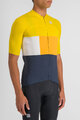 SPORTFUL Cycling short sleeve jersey - SNAP - yellow/blue