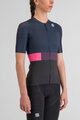 SPORTFUL Cycling short sleeve jersey - SNAP - black/blue