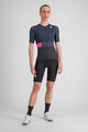 SPORTFUL Cycling short sleeve jersey - SNAP - black/blue