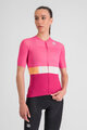 SPORTFUL Cycling short sleeve jersey - SNAP - pink