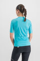 SPORTFUL Cycling short sleeve jersey - MATCHY - light blue