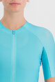 SPORTFUL Cycling short sleeve jersey - MATCHY - light blue