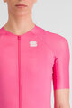 SPORTFUL Cycling short sleeve jersey - MATCHY - pink