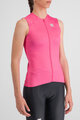 SPORTFUL Cycling sleeveless jersey - MATCH - pink