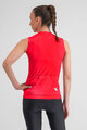 SPORTFUL Cycling sleeveless jersey - MATCH - red