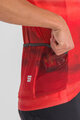 SPORTFUL Cycling short sleeve jersey - FLOW SUPERGIARA - red