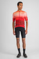 SPORTFUL Cycling short sleeve jersey - FLOW SUPERGIARA - red