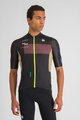 SPORTFUL Cycling short sleeve jersey - BREAKOUT SUPERGIARA - black/brown