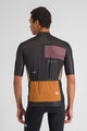 SPORTFUL Cycling short sleeve jersey - BREAKOUT SUPERGIARA - black/brown