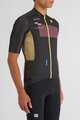 SPORTFUL Cycling short sleeve jersey - BREAKOUT SUPERGIARA - black/brown