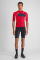 SPORTFUL Cycling short sleeve jersey - BREAKOUT SUPERGIARA - red/black