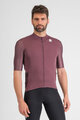 SPORTFUL Cycling short sleeve jersey - SUPERGIARA - bordeaux