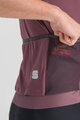 SPORTFUL Cycling short sleeve jersey - SUPERGIARA - bordeaux