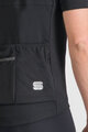 SPORTFUL Cycling short sleeve jersey - GIARA - black