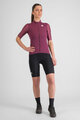 SPORTFUL Cycling short sleeve jersey - SUPERGIARA - bordeaux