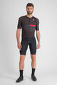 SPORTFUL Cycling short sleeve jersey - BOMBER - black