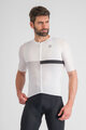 SPORTFUL Cycling short sleeve jersey - BOMBER - white