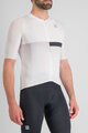 SPORTFUL Cycling short sleeve jersey - BOMBER - white