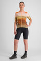 SPORTFUL Cycling short sleeve jersey - FLOW SUPERGIARA - brown/beige