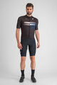 SPORTFUL Cycling short sleeve jersey - GRUPPETTO - black