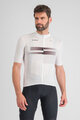 SPORTFUL Cycling short sleeve jersey - GRUPPETTO - white