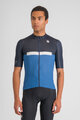 SPORTFUL Cycling short sleeve jersey - PISTA - blue