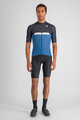 SPORTFUL Cycling short sleeve jersey - PISTA - blue