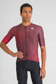 SPORTFUL Cycling short sleeve jersey - LIGHT - bordeaux