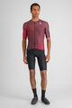 SPORTFUL Cycling short sleeve jersey - LIGHT - bordeaux